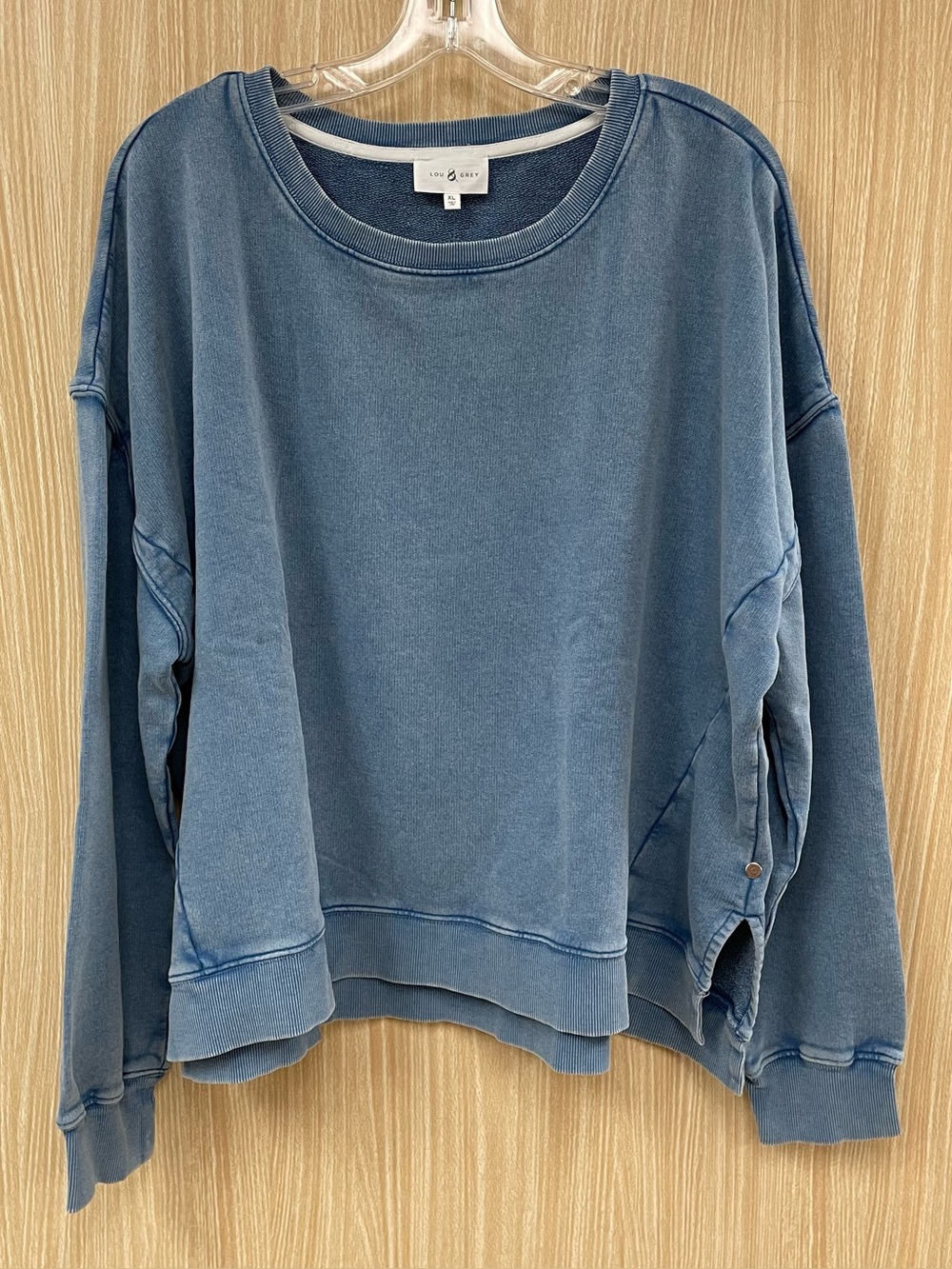 Lou & Grey blue sweatshirt size XL NEW